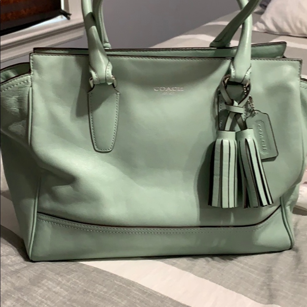 Coach Mint Tote